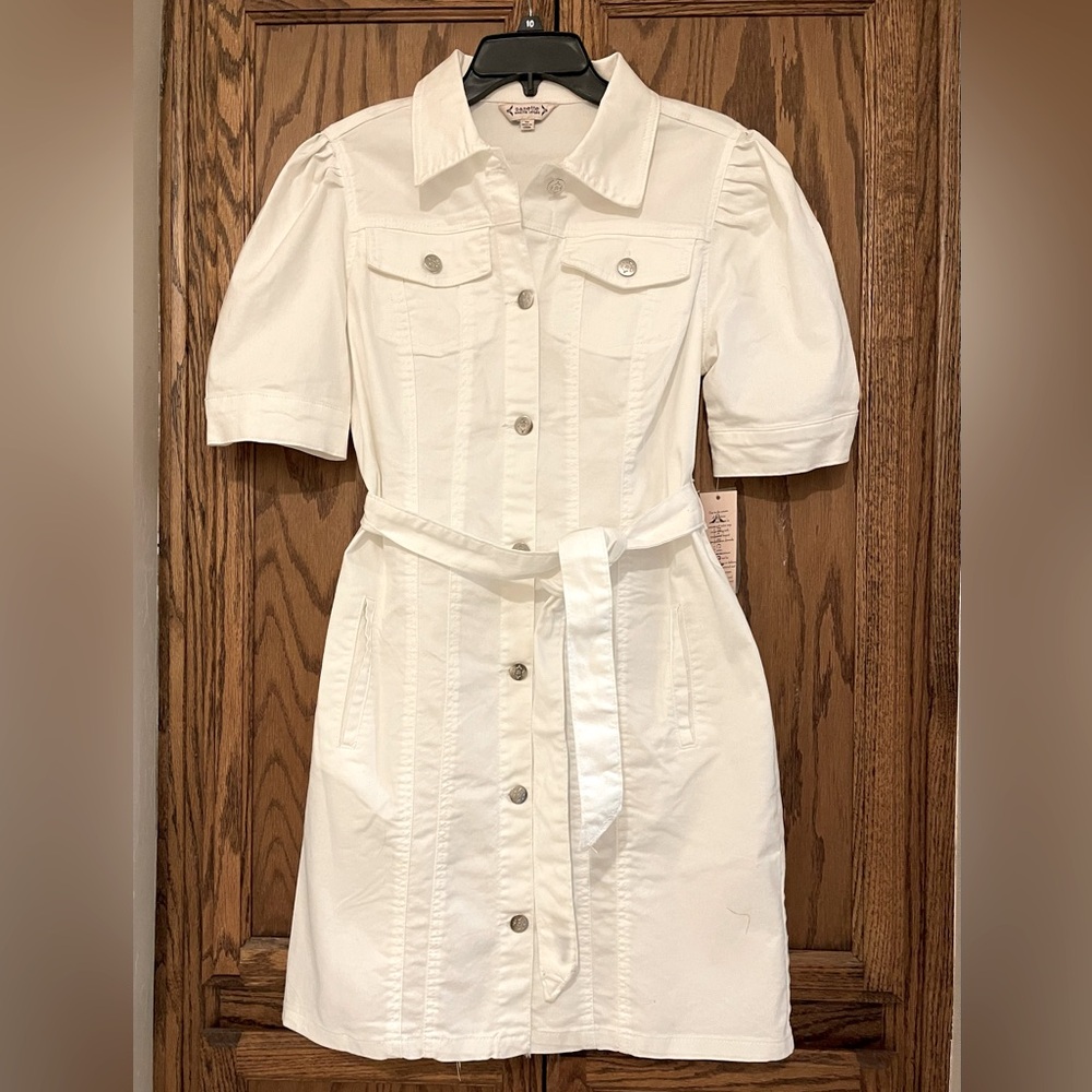 NEW Nanette Lepore Button-down White Dress